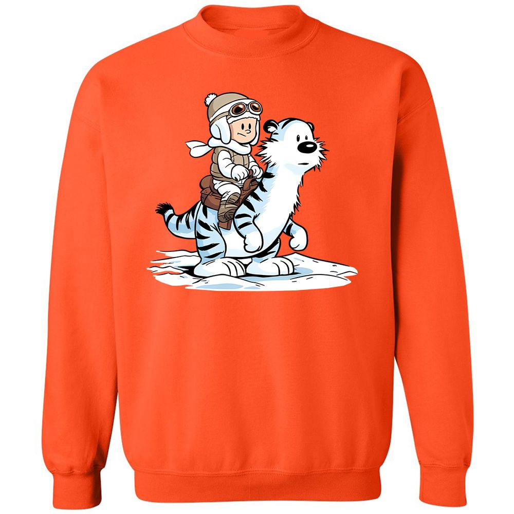 Classic Unisex Sweatshirt - 5SF9JW7U - Orange - 10