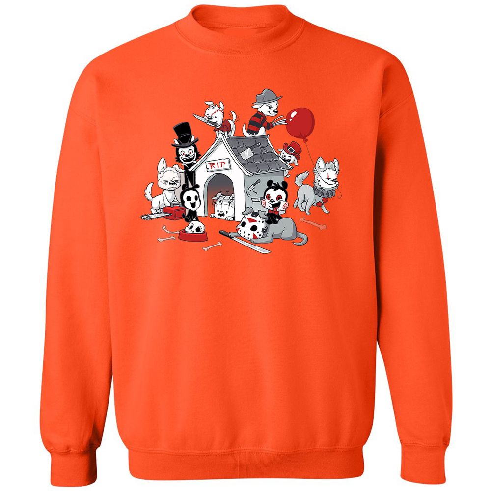Classic Unisex Sweatshirt - K12XTBD9 - Orange - 10