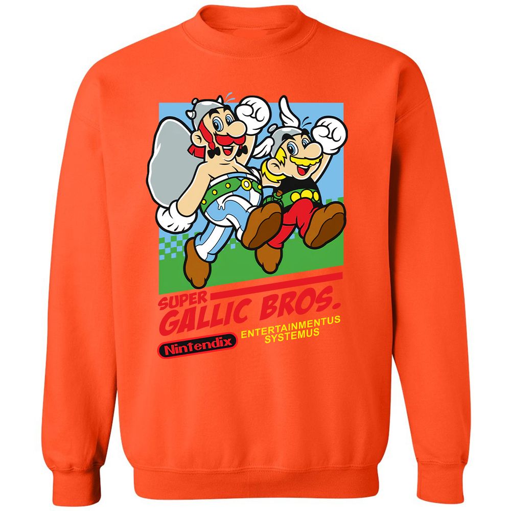 Classic Unisex Sweatshirt - 7JVAW555 - Orange - 10