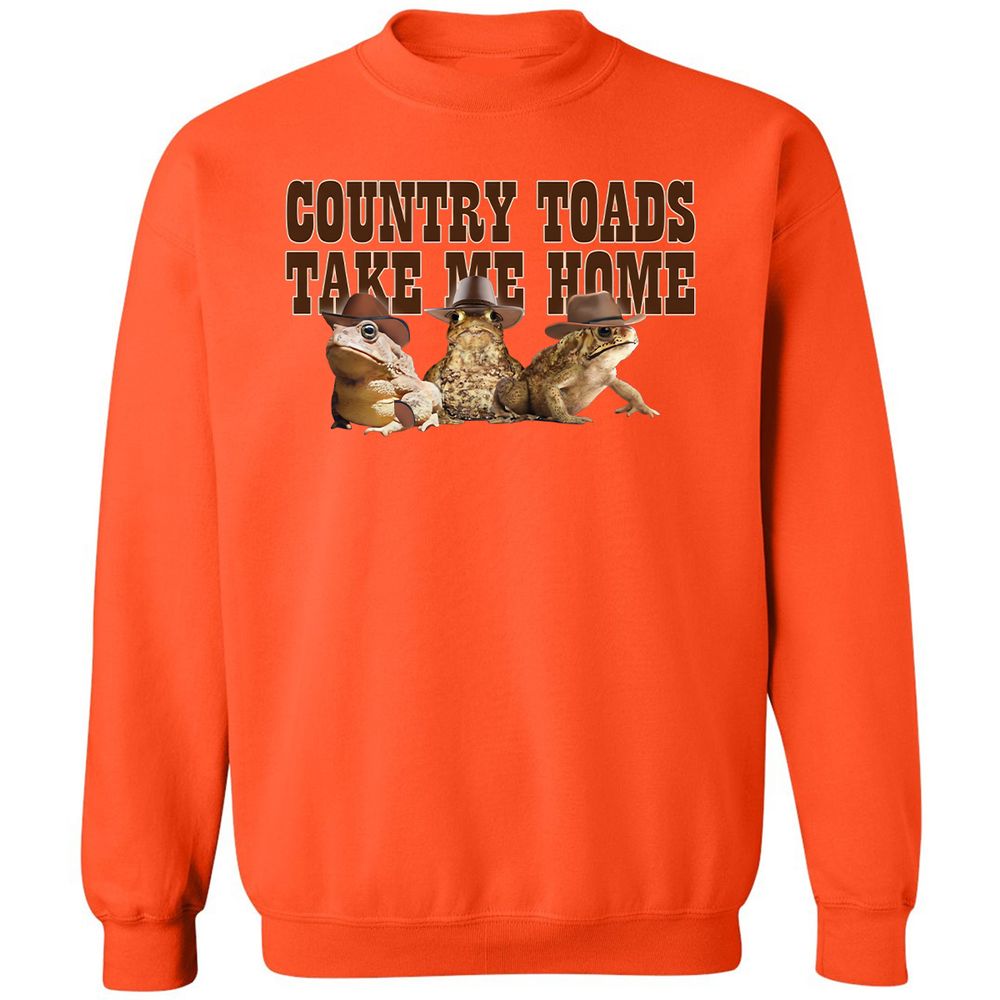 Country Toads Take Me Home - Orange - 10