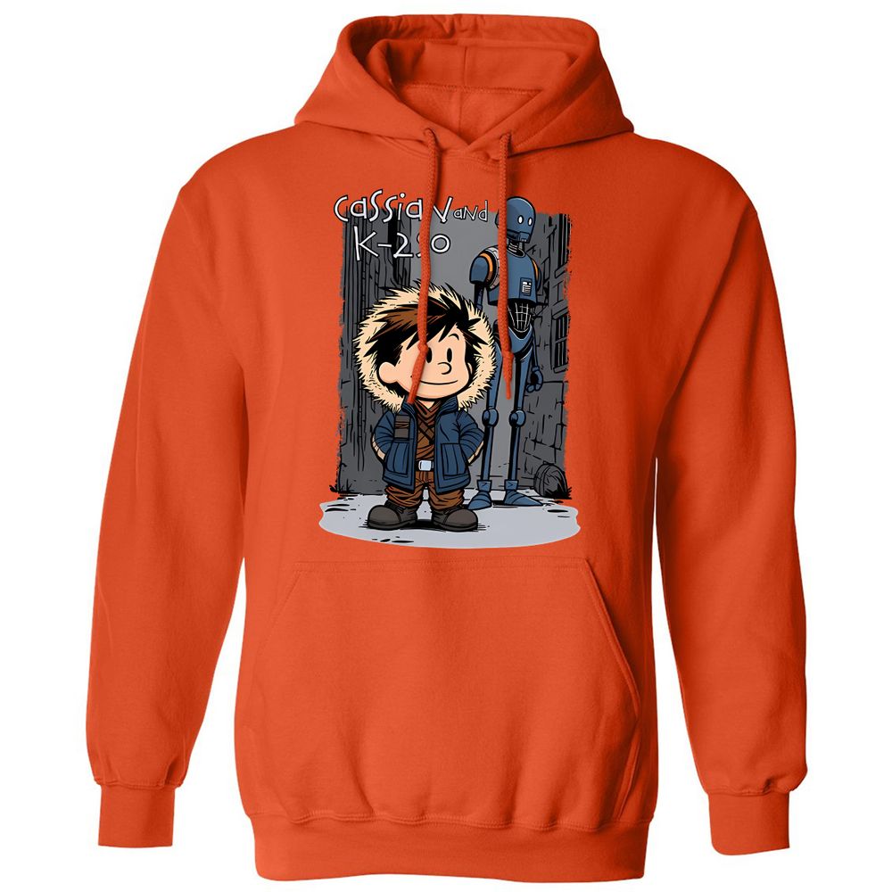 Classic Unisex Hoodie - SGWX52AC - Orange - 10
