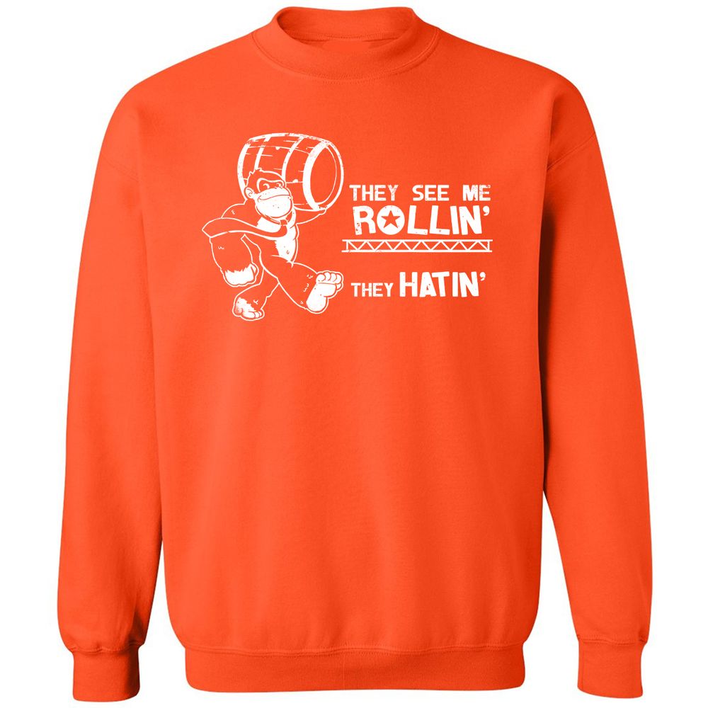 Classic Unisex Sweatshirt - NDL3TBHW - Orange - 10