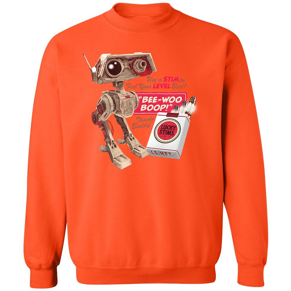 Classic Unisex Sweatshirt - F1QCYJT7 - Orange - 10