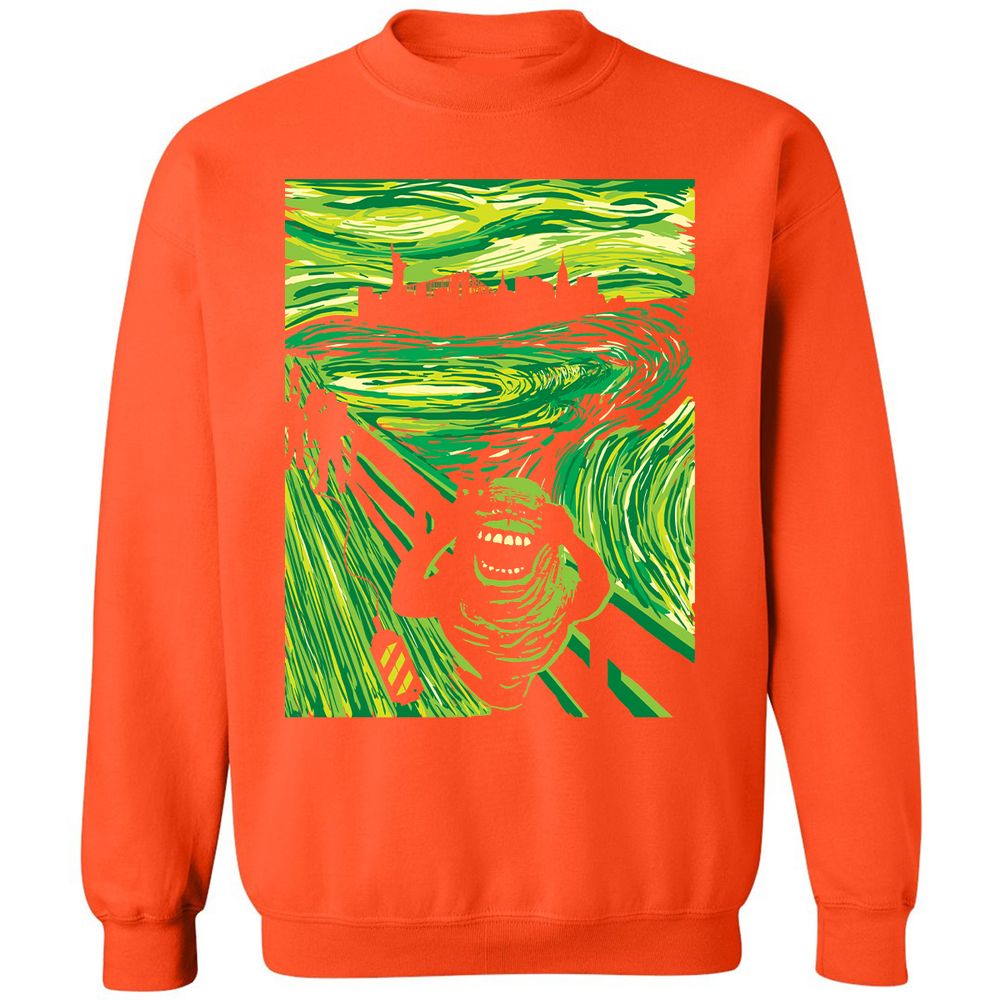 Classic Unisex Sweatshirt - URVC9DW9 - Orange - 10