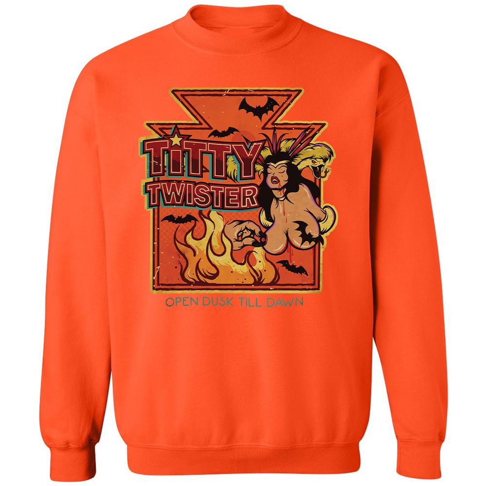 Classic Unisex Sweatshirt - 6JYZG98H - Orange - 10