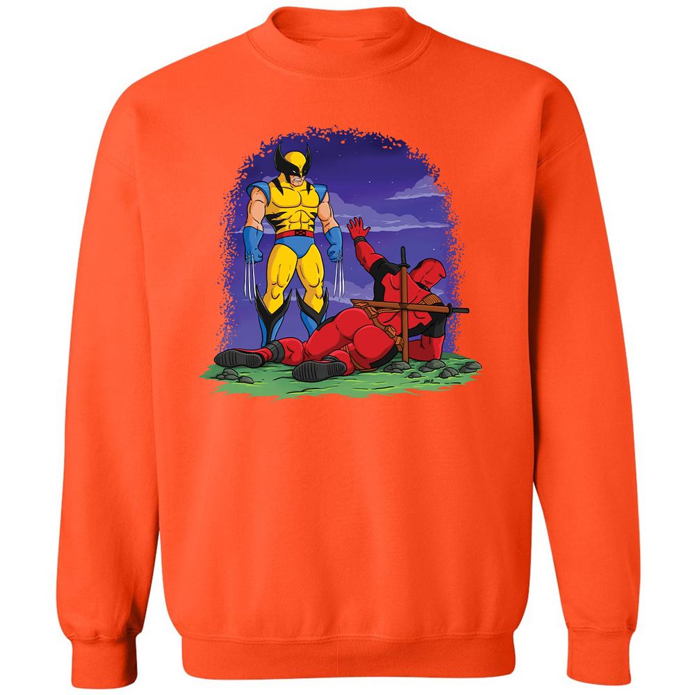 Classic Unisex Sweatshirt - 8G29A2TK - Orange - 10