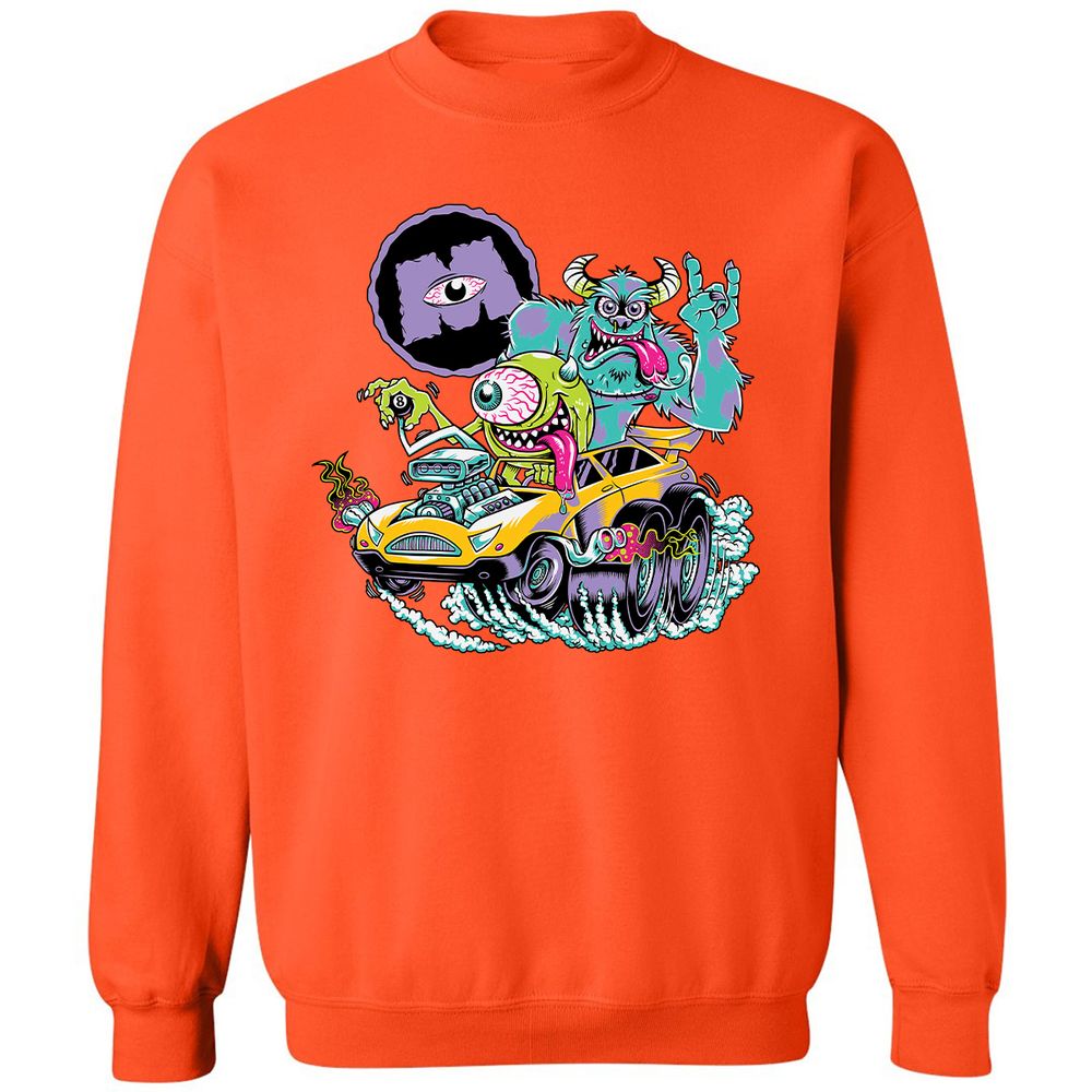 Classic Unisex Sweatshirt - BQAZGYV9 - Orange - 10