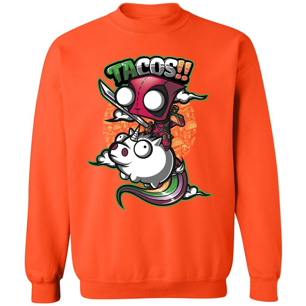 Classic Unisex Sweatshirt - QT1XGSMQ - Orange - 10