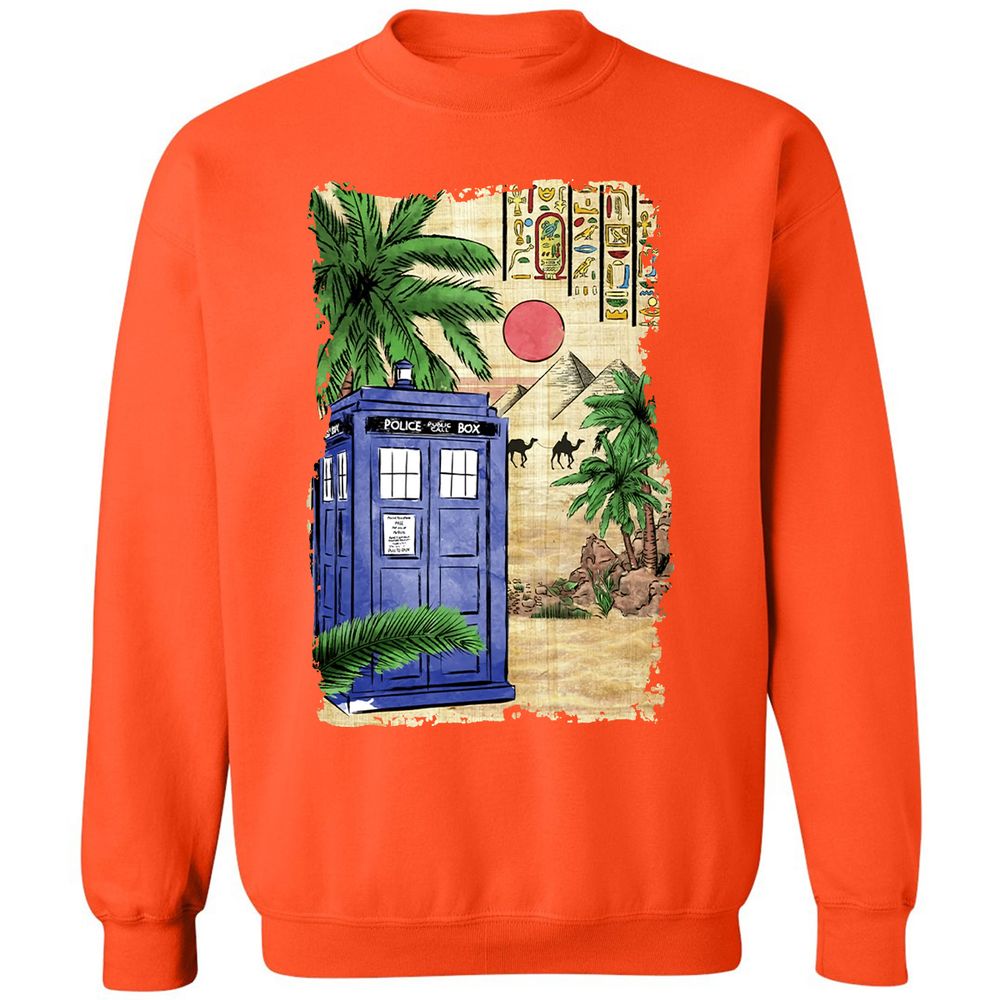 Classic Unisex Sweatshirt - M82QWPKY - Orange - 10