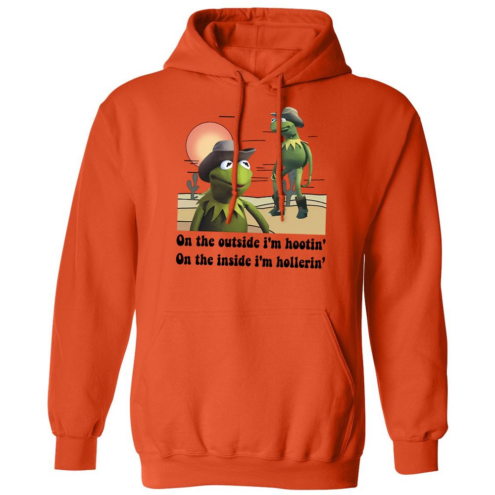 Classic Unisex Hoodie - 595SGW4G - Orange - 10