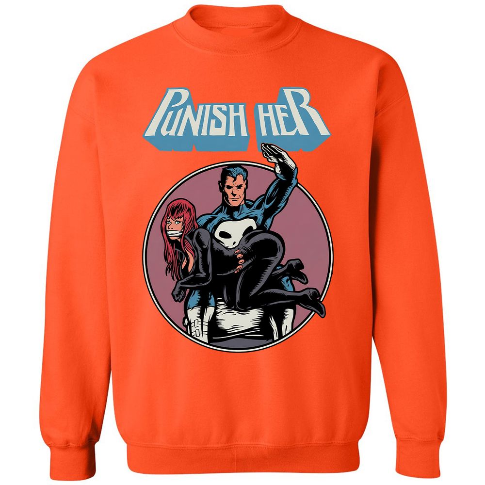 Classic Unisex Sweatshirt - CVKY6Q3D - Orange - 10