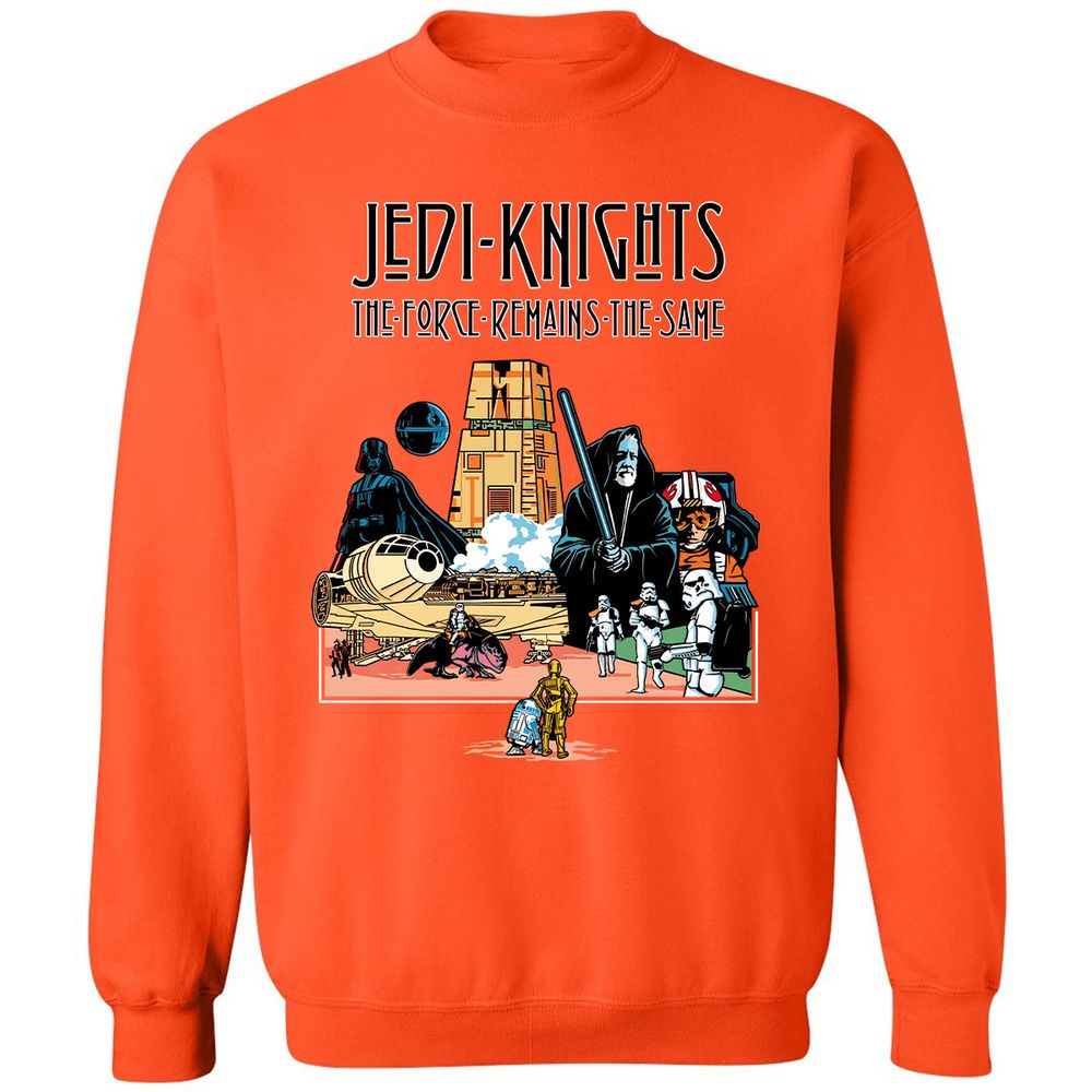 Classic Unisex Sweatshirt - Y87VJ22P - Orange - 10
