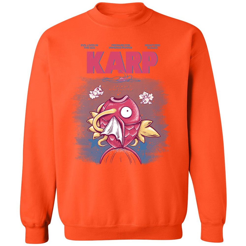 Classic Unisex Sweatshirt - HC5GKDQ5 - Orange - 10