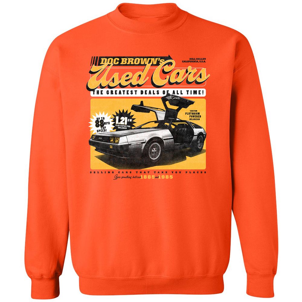 Classic Unisex Sweatshirt - MVC8HFM7 - Orange - 10