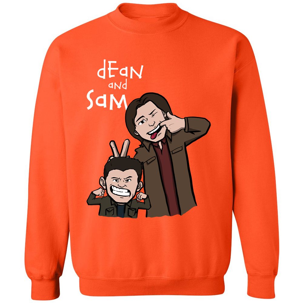 Classic Unisex Sweatshirt - XVZX96BA - Orange - 10
