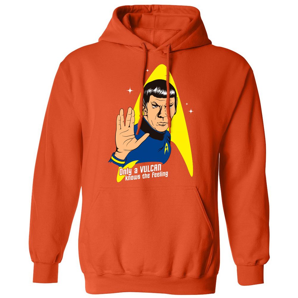 Classic Unisex Hoodie - CDZUV6VL - Orange - 10