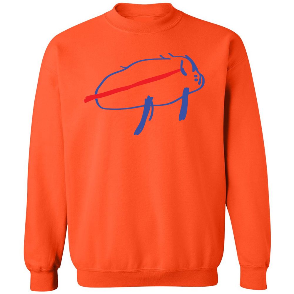 Classic Unisex Sweatshirt - S4GZN3QE - Orange - 10