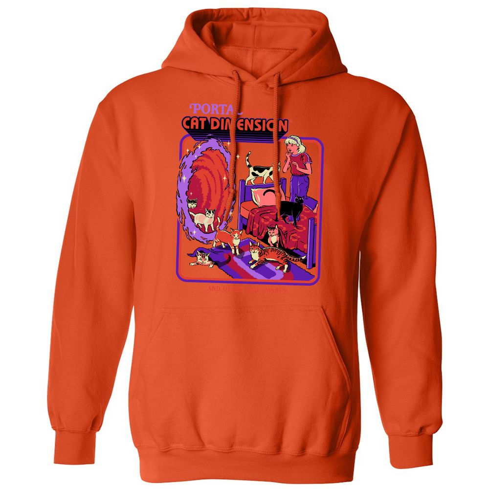 Classic Unisex Hoodie - 6QKG6DWX - Orange - 10