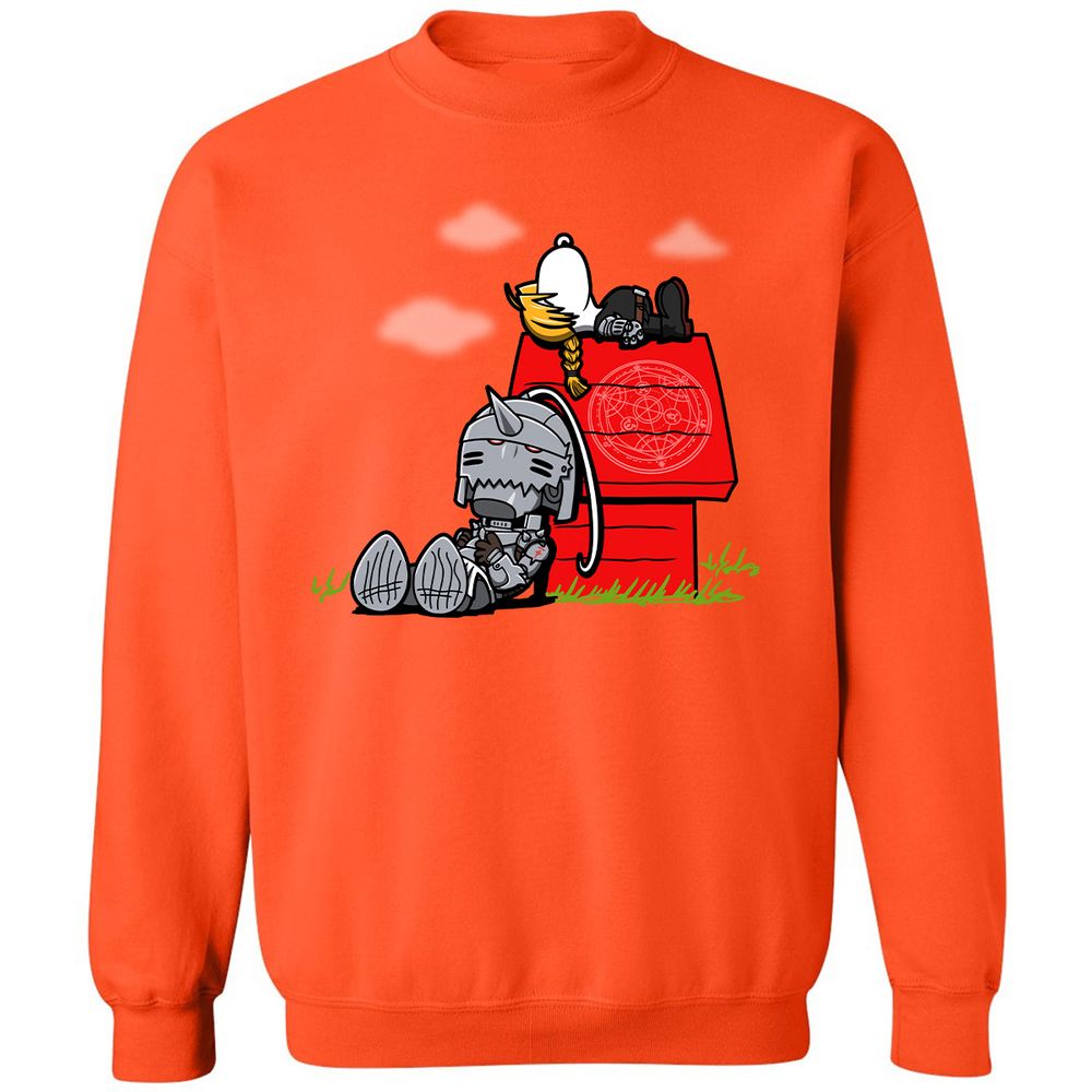 Classic Unisex Sweatshirt - ZV859MNW - Orange - 10