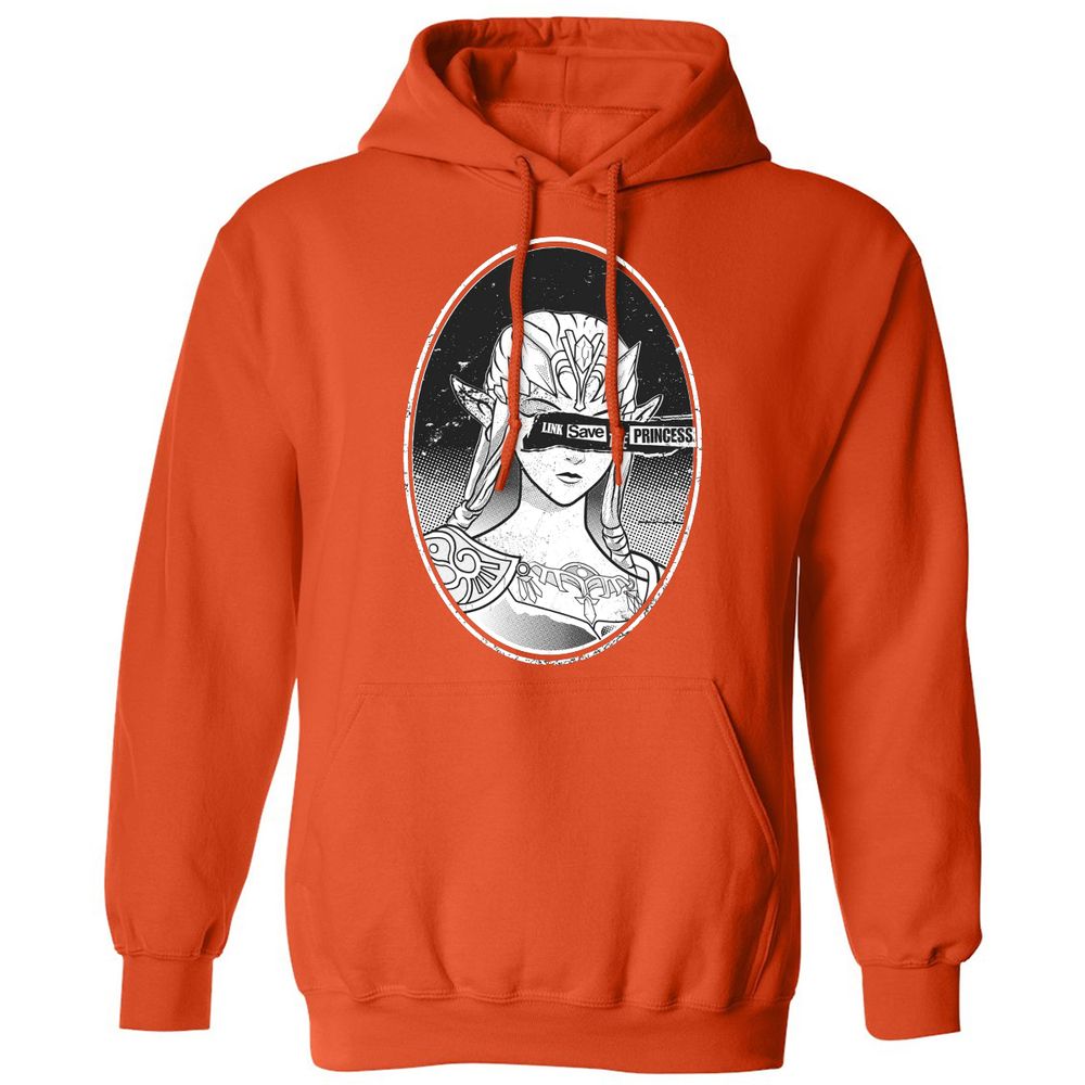 Classic Unisex Hoodie - CLVH5JKL - Orange - 10