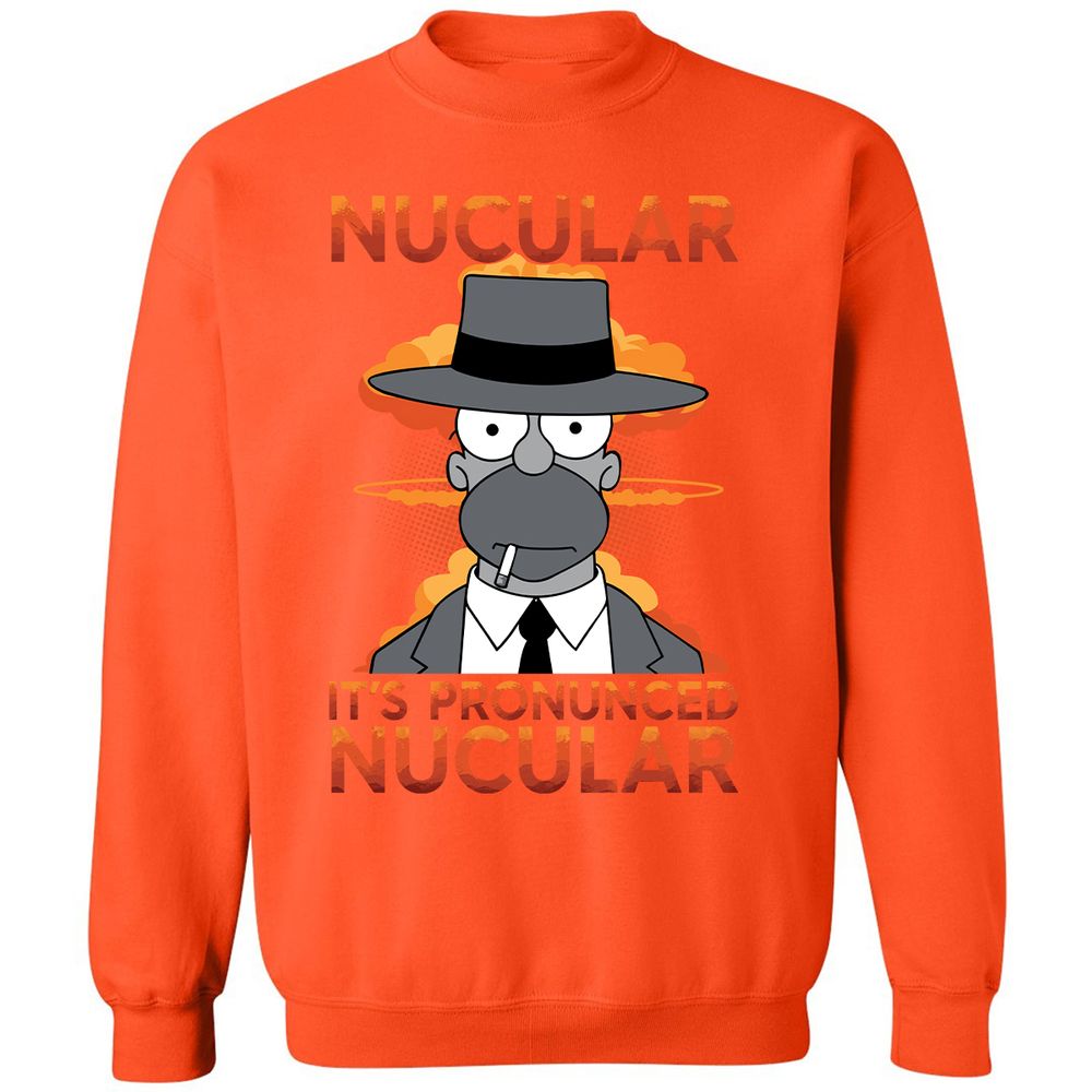 Classic Unisex Sweatshirt - X9FB6YWW - Orange - 10