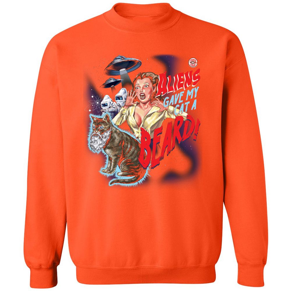 Classic Unisex Sweatshirt - DL5UDYVN - Orange - 10
