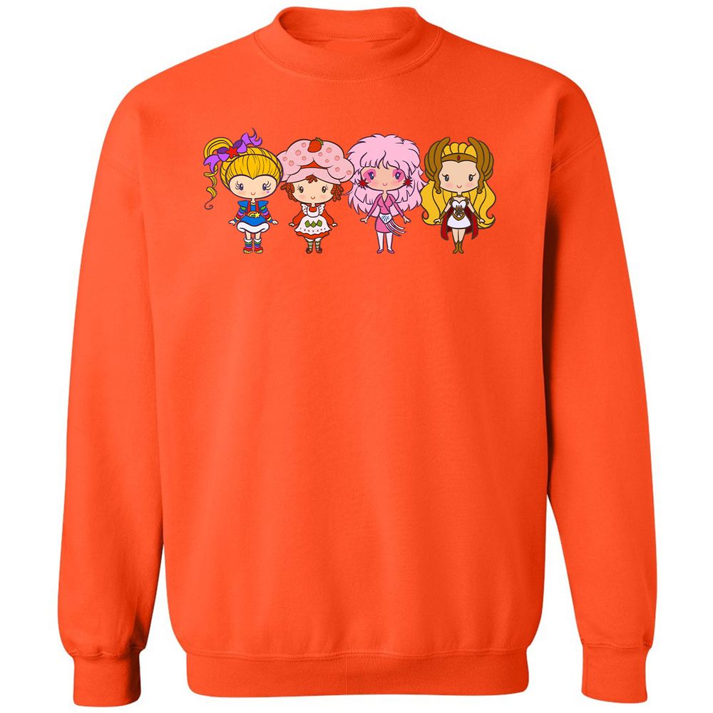 Classic Unisex Sweatshirt - B15JZNVP - Orange - 10