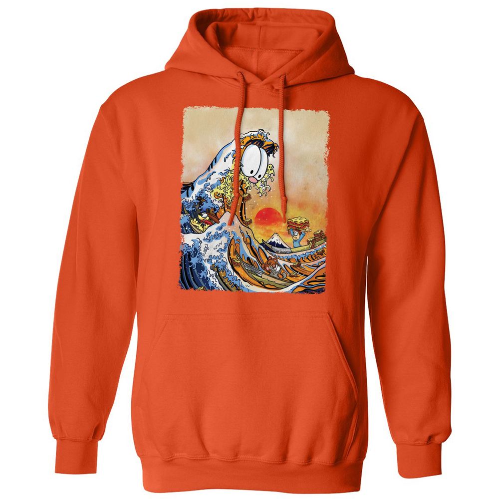 Classic Unisex Hoodie - A8GL1SH1 - Orange - 10