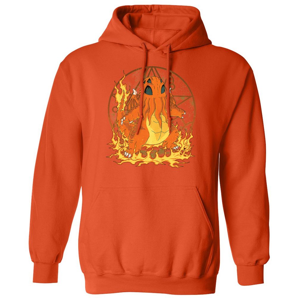 Classic Unisex Hoodie - KND34MBF - Orange - 10