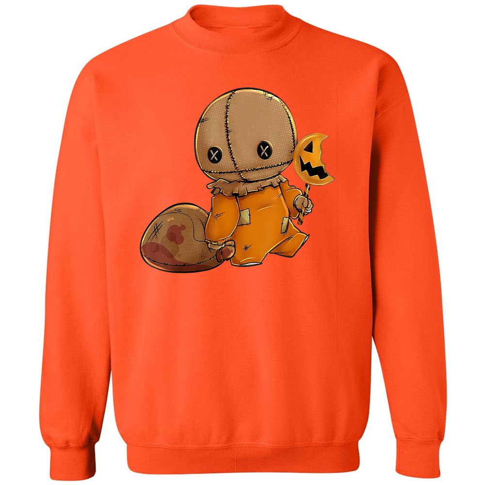 Classic Unisex Sweatshirt - C889KX7R - Orange - 10