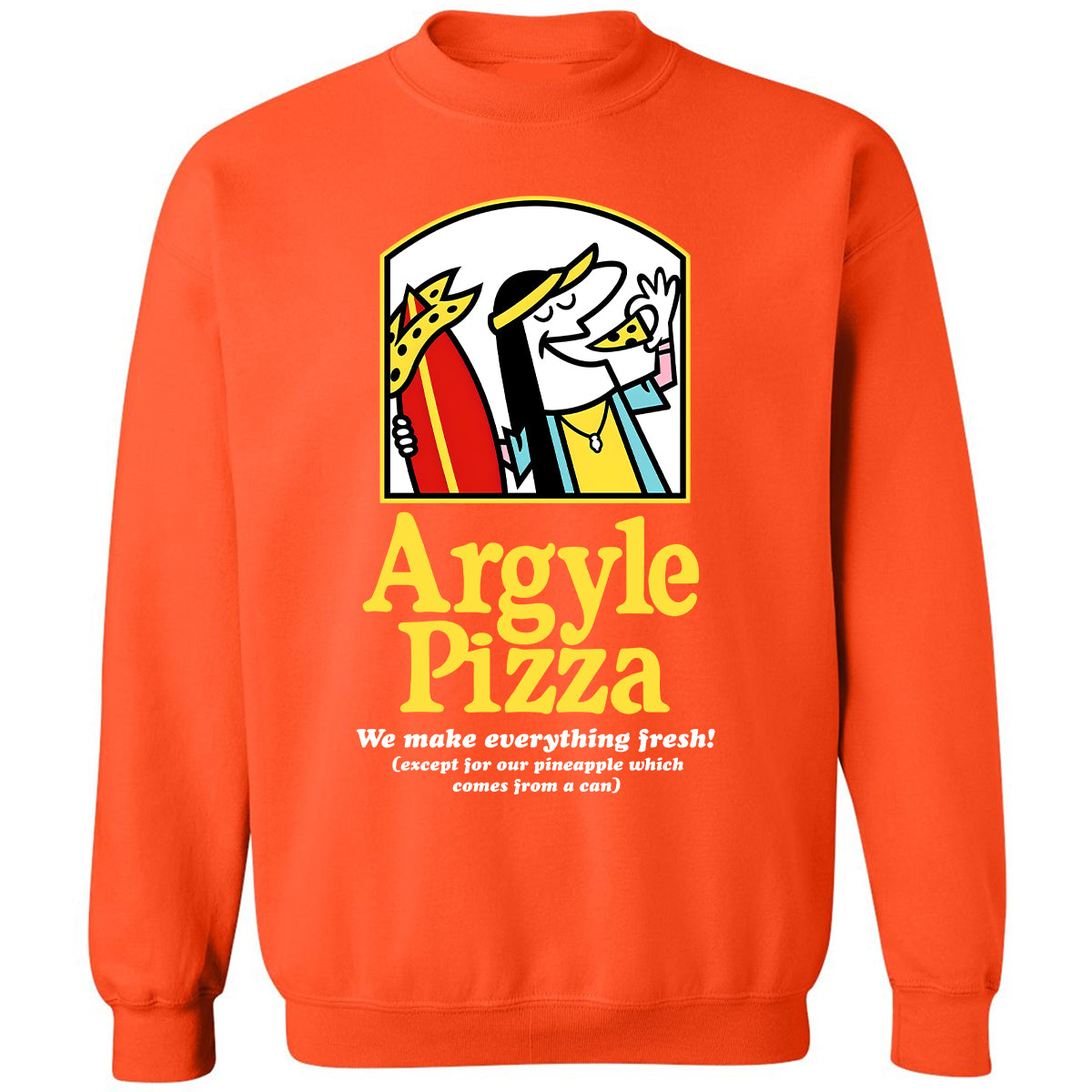 Classic Unisex Sweatshirt - DY5SFYZU - Orange - 10