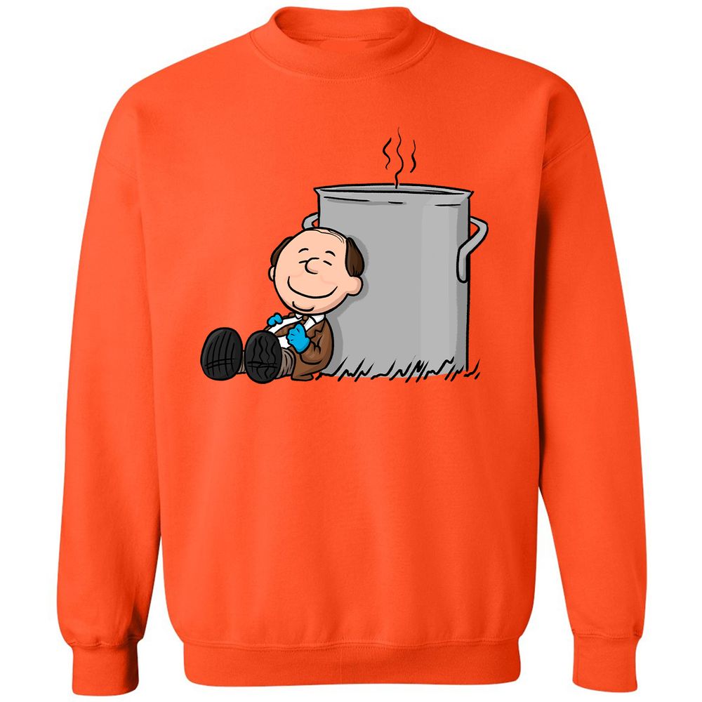 Classic Unisex Sweatshirt - L85GHEB7 - Orange - 10