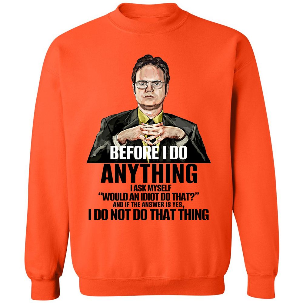 Classic Unisex Sweatshirt - 46J5DZ3Y - Orange - 10