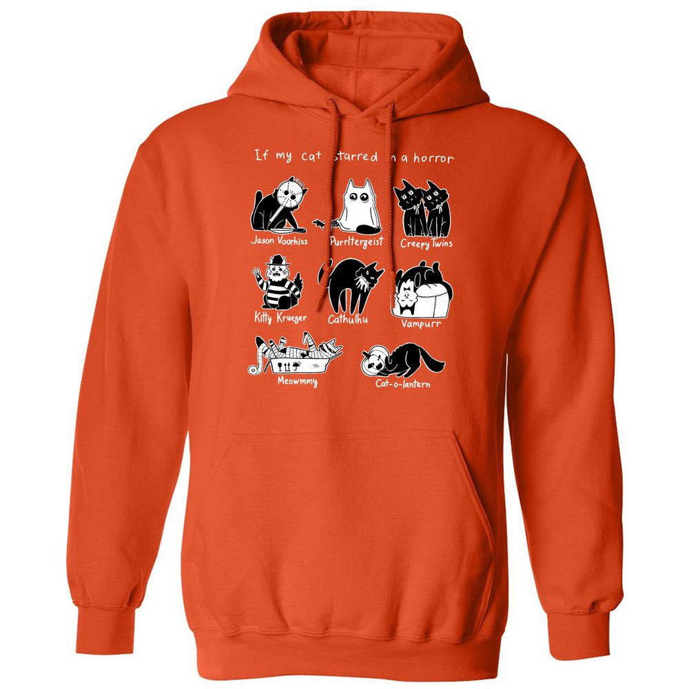Classic Unisex Hoodie - 2XH7TF7M - Orange - 10