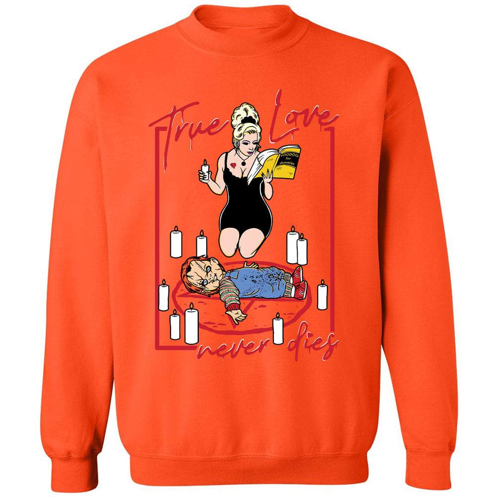 Classic Unisex Sweatshirt - HM2U5F7S - Orange - 10