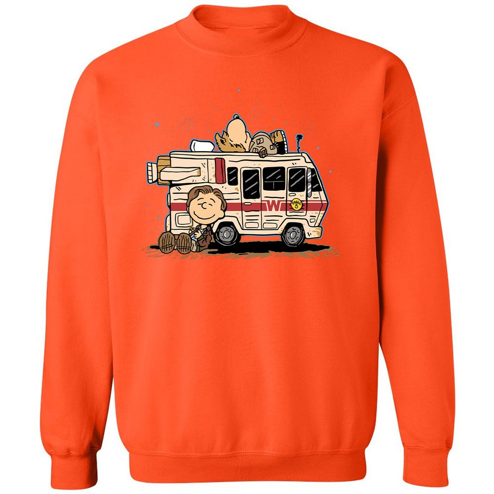 Classic Unisex Sweatshirt - 379ZW3Y7 - Orange - 10