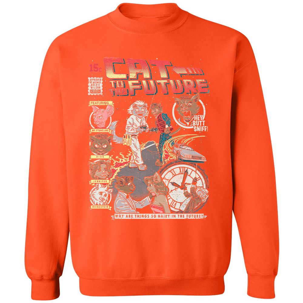 Classic Unisex Sweatshirt - ZHK93J23 - Orange - 10