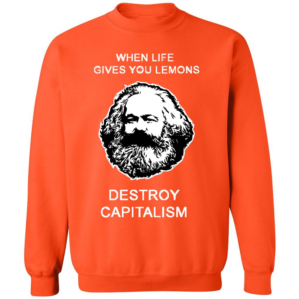 Classic Unisex Sweatshirt - AJ7YAK8T - Orange - 10