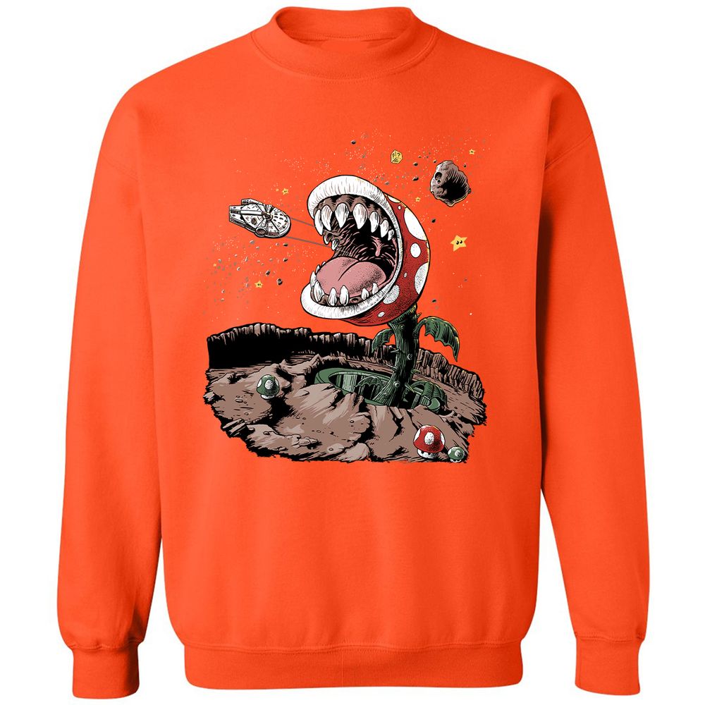 Classic Unisex Sweatshirt - X3HTQWS6 - Orange - 10