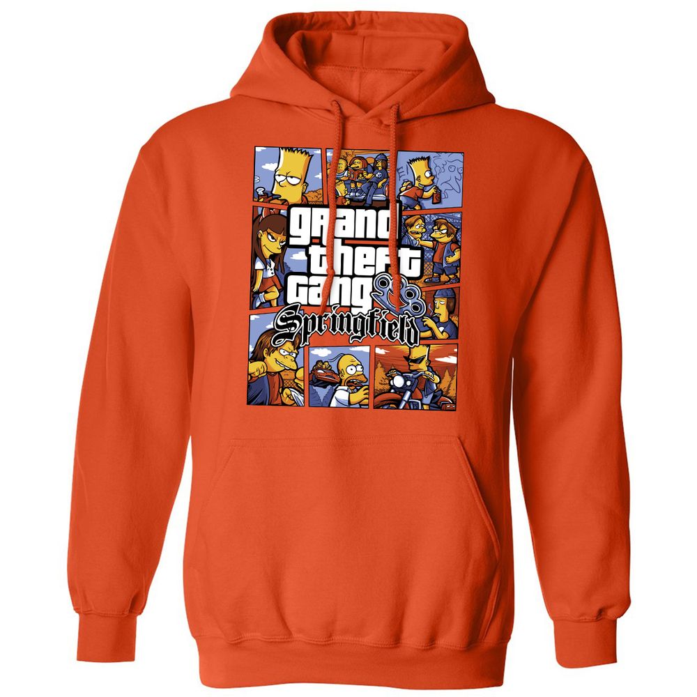 Classic Unisex Hoodie - Y81KBBQV - Orange - 10