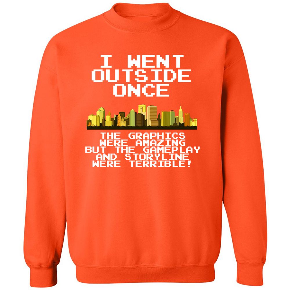 Classic Unisex Sweatshirt - QDWGMGUT - Orange - 10