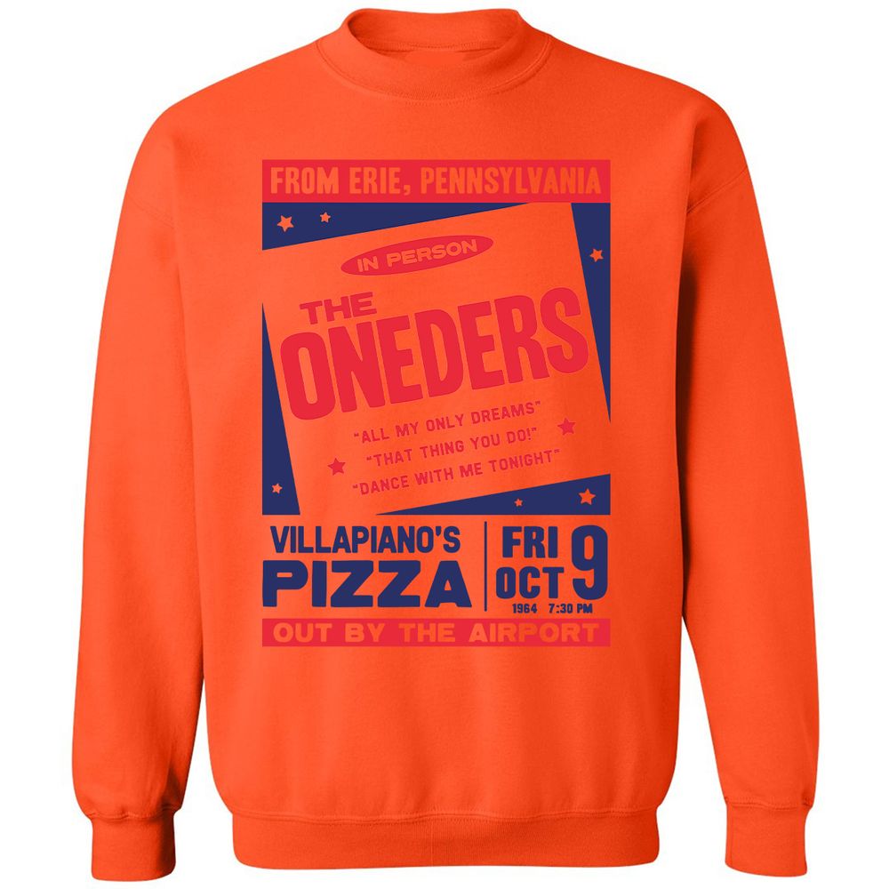 Classic Unisex Sweatshirt - P2R2VAKE - Orange - 10