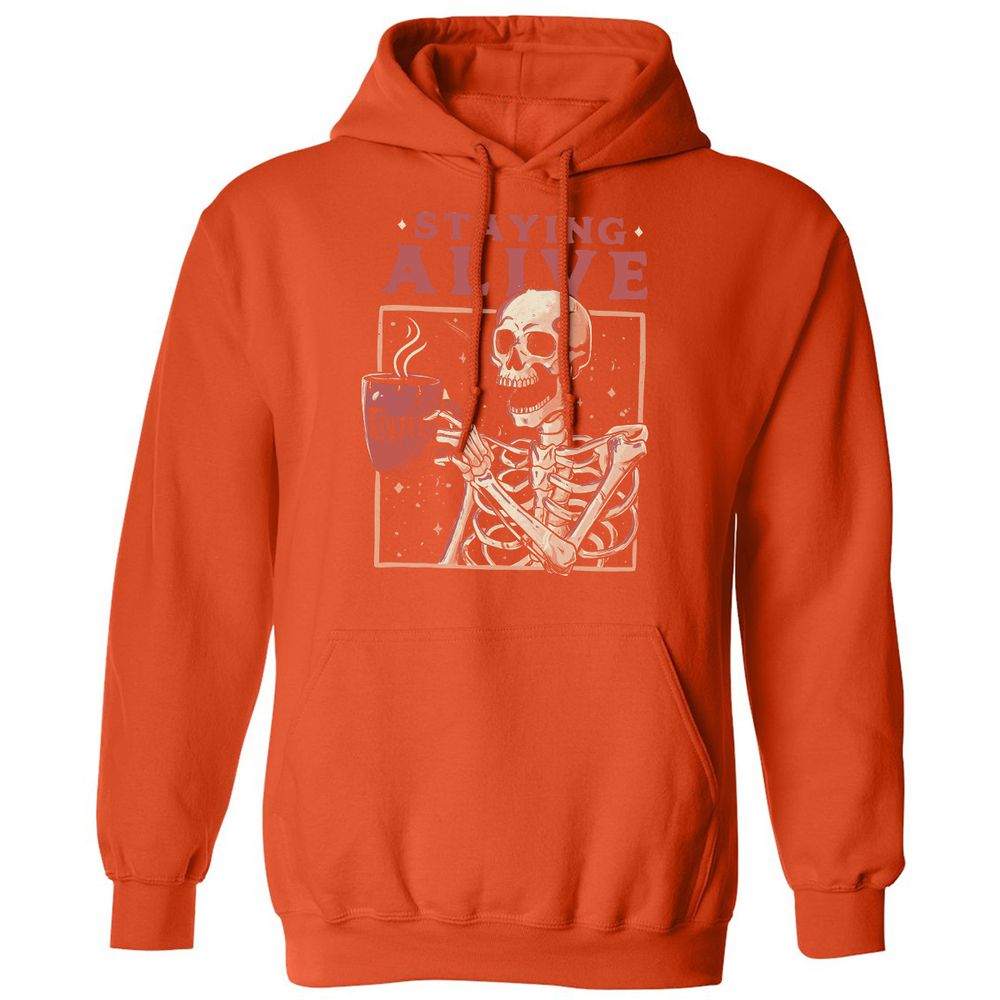 Classic Unisex Hoodie - 6SFB91GE - Orange - 10