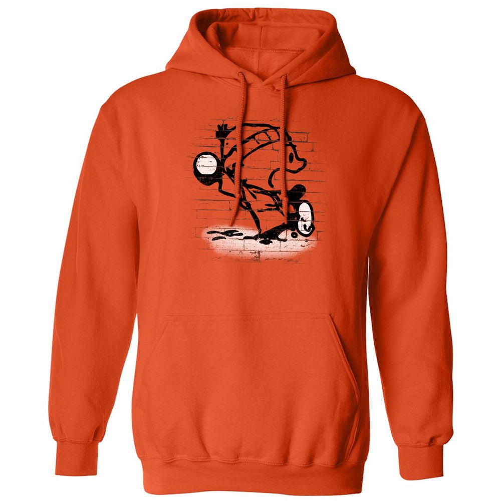 Classic Unisex Hoodie - PSWLR93Y - Orange - 10