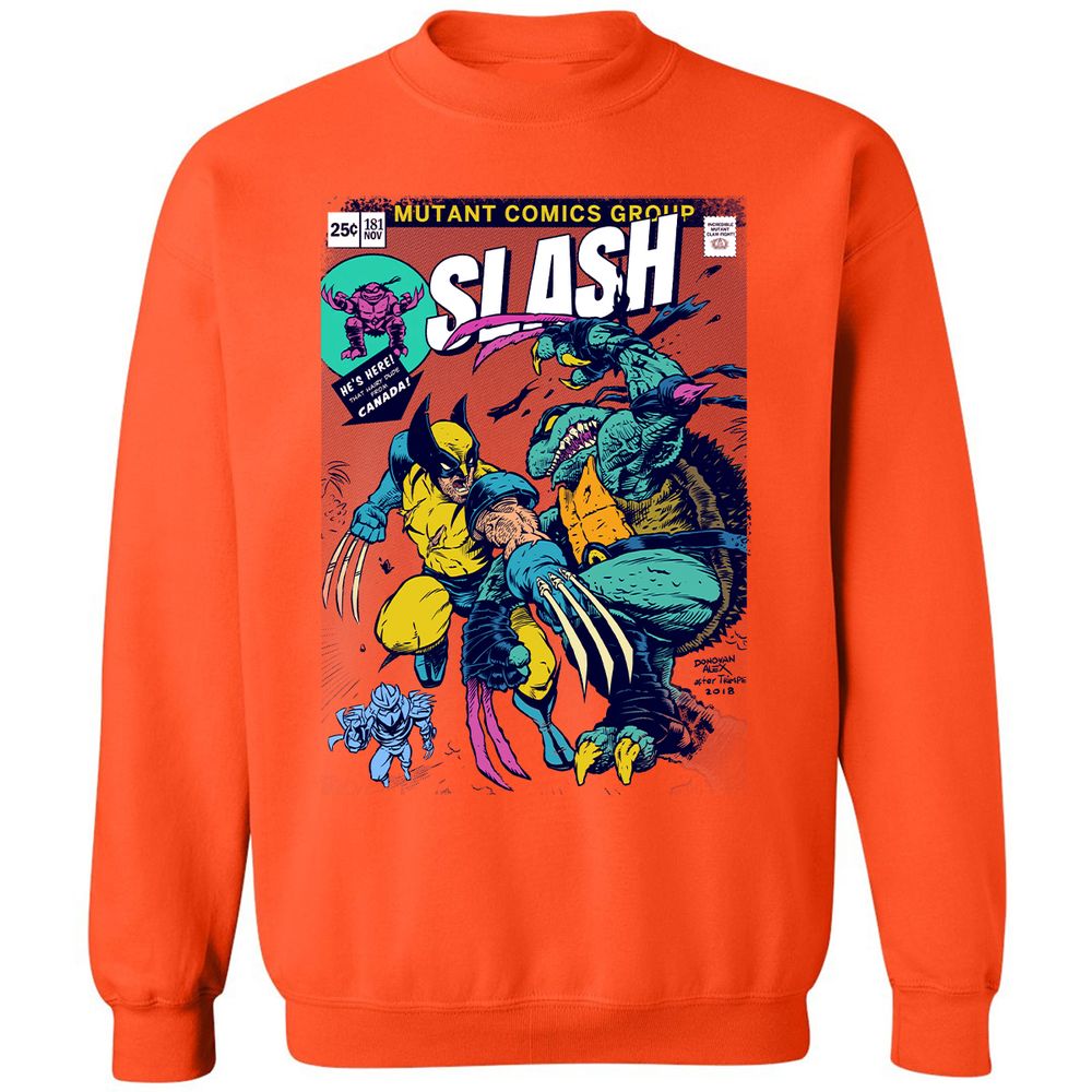 Classic Unisex Sweatshirt - 2NJVUUP1 - Orange - 10