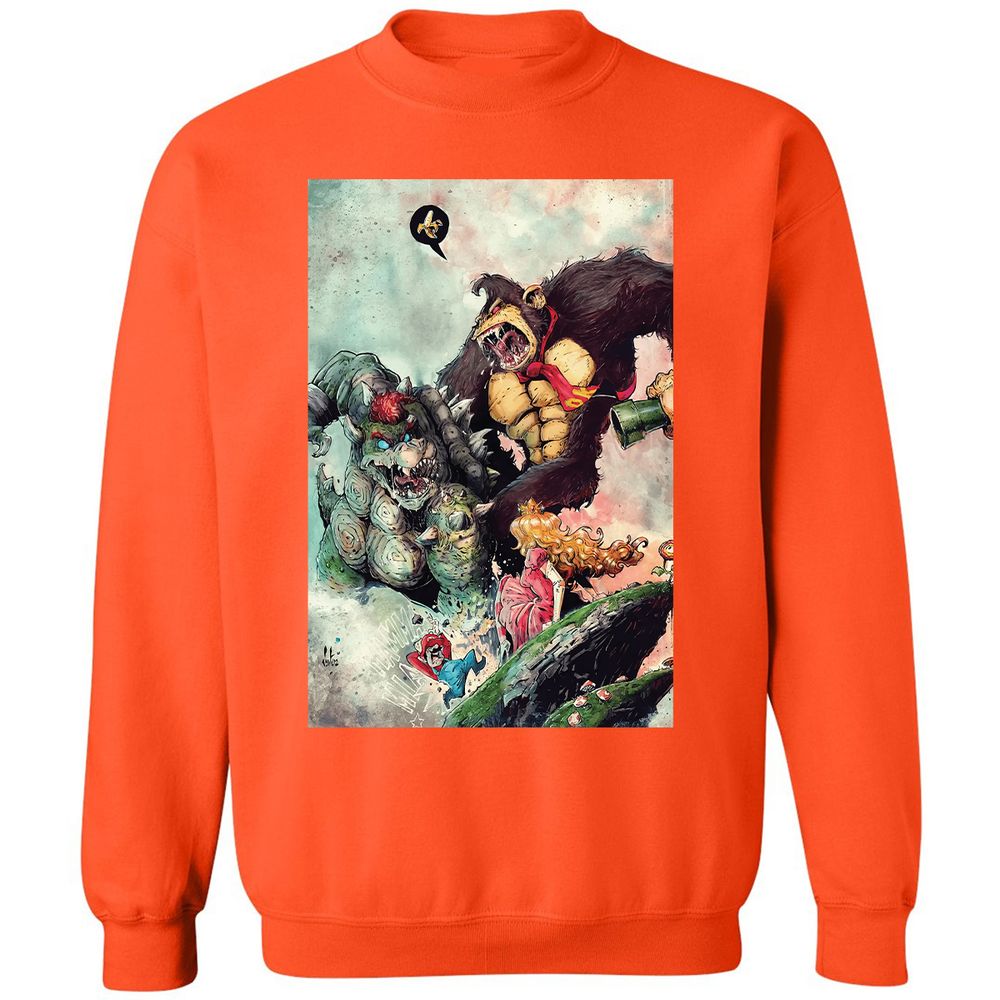 Classic Unisex Sweatshirt - WX3UADL8 - Orange - 10