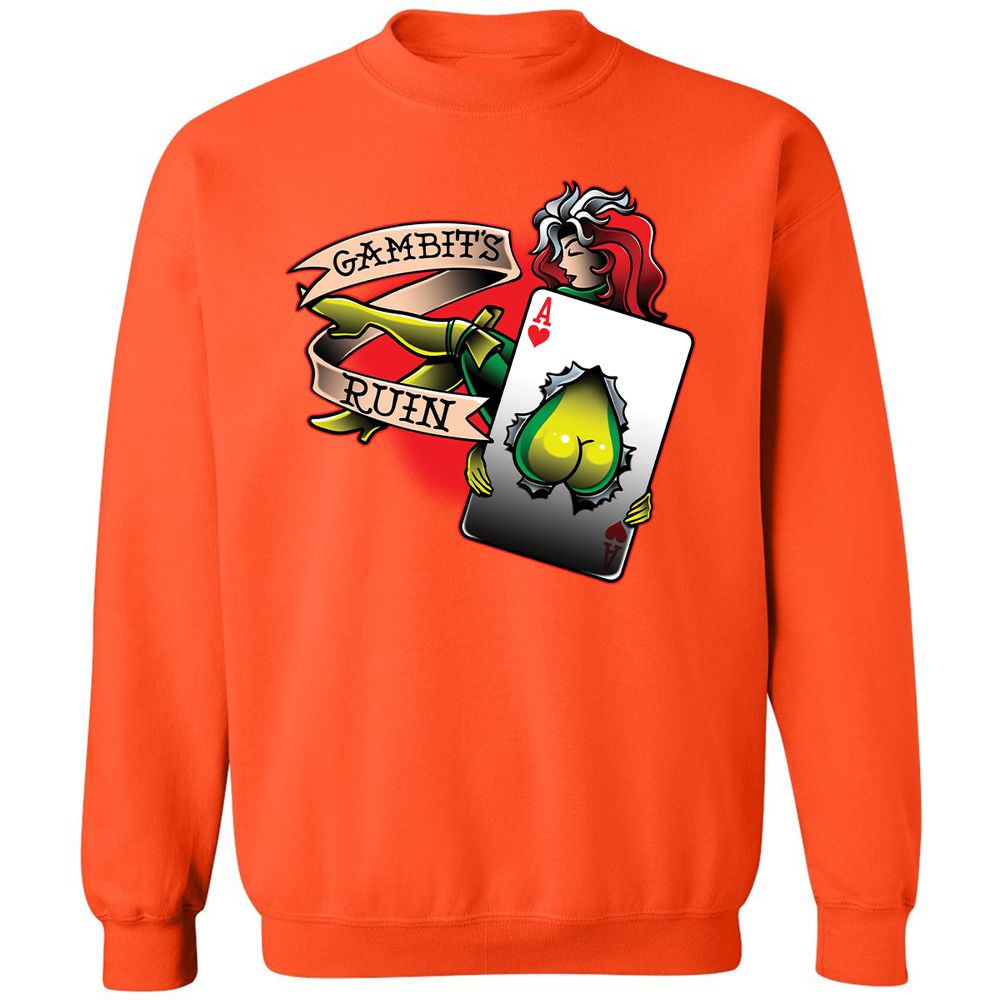 Classic Unisex Sweatshirt - XKM4TRAJ - Orange - 10
