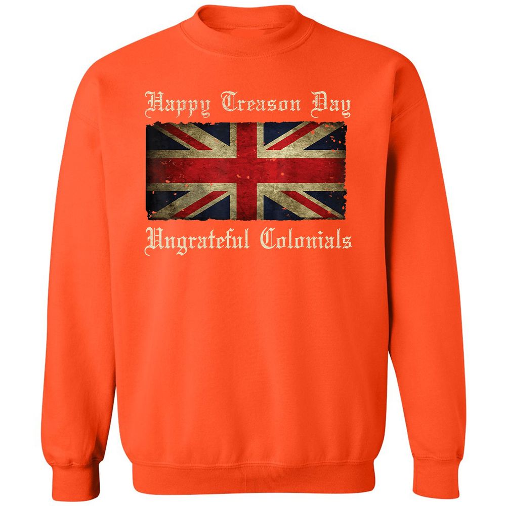 Classic Unisex Sweatshirt - 7TJETHYA - Orange - 10