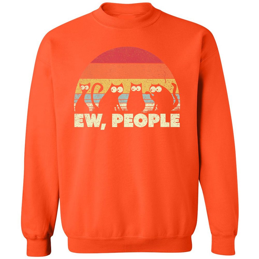 Classic Unisex Sweatshirt - SJK6YMES - Orange - 10