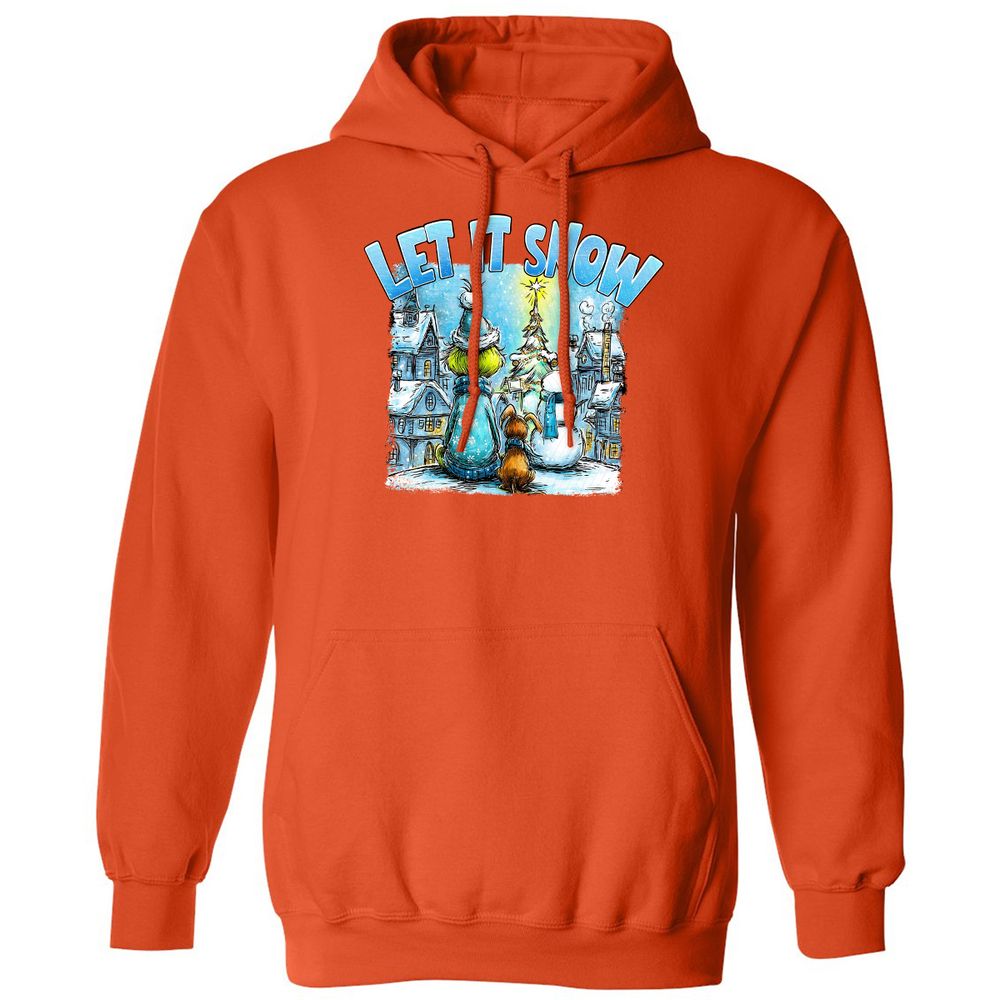 Classic Unisex Hoodie - 65XLMF5K - Orange - 10